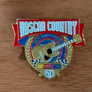 NASCAR Country Collectible Lapel Pin